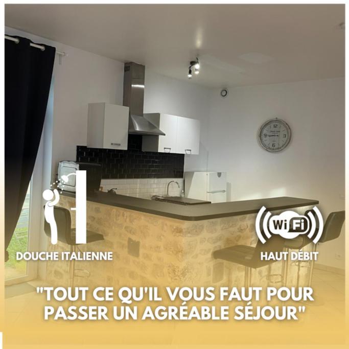 Grand T2 Sur Cour Apartman Aufferville Kültér fotó